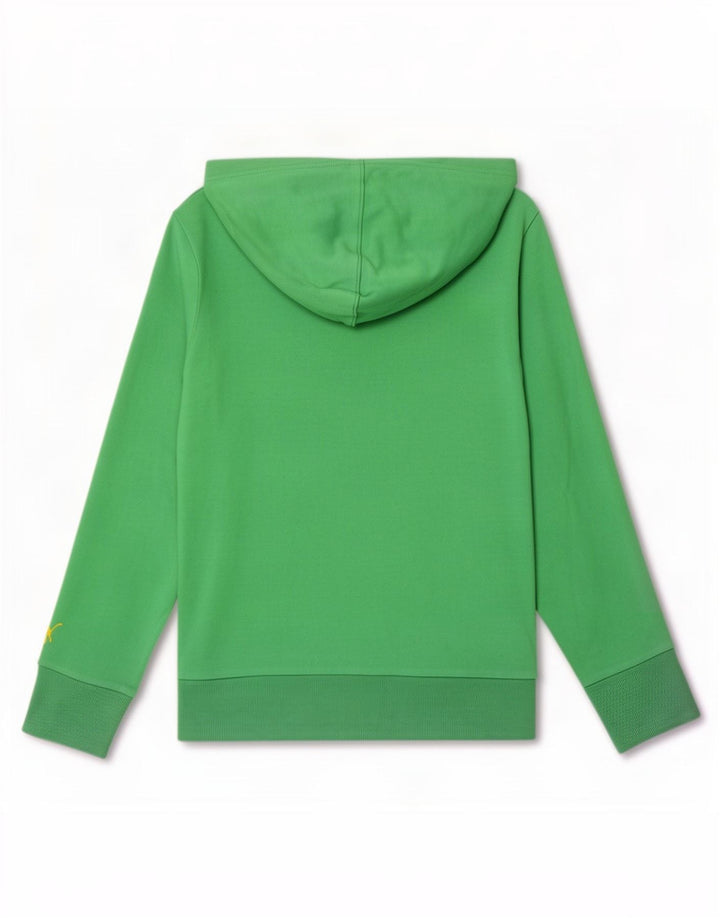 Felpa con cappuccio grafica da donna Puma UK 12 verde medio