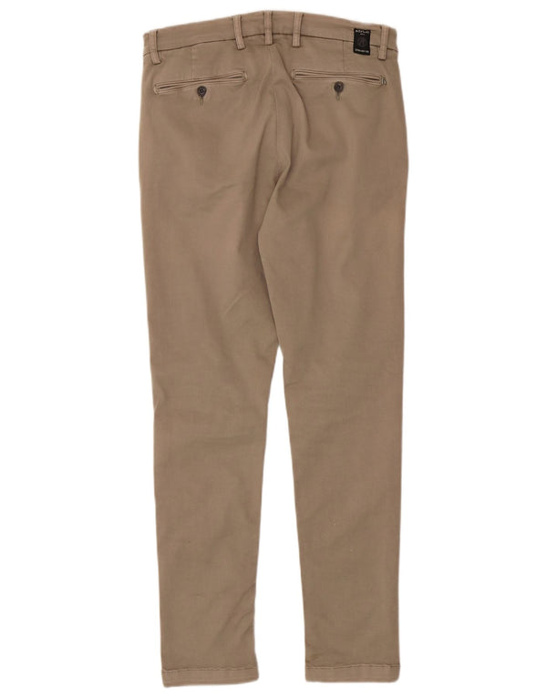 Replay Pantaloni chino slim Zeumar da uomo W32 L30 in cotone beige