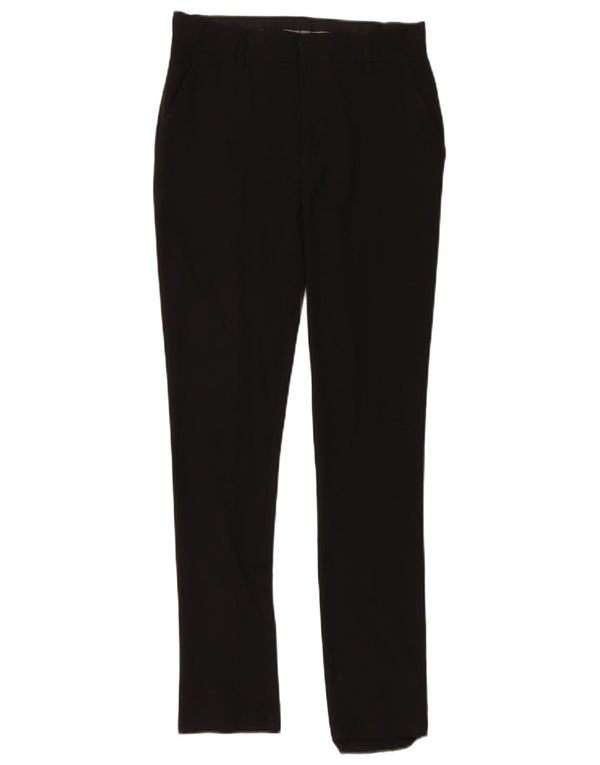 Pantaloni da abito slim Marks & Spencer da ragazzo 13-14 anni W30 L30 poliestere nero