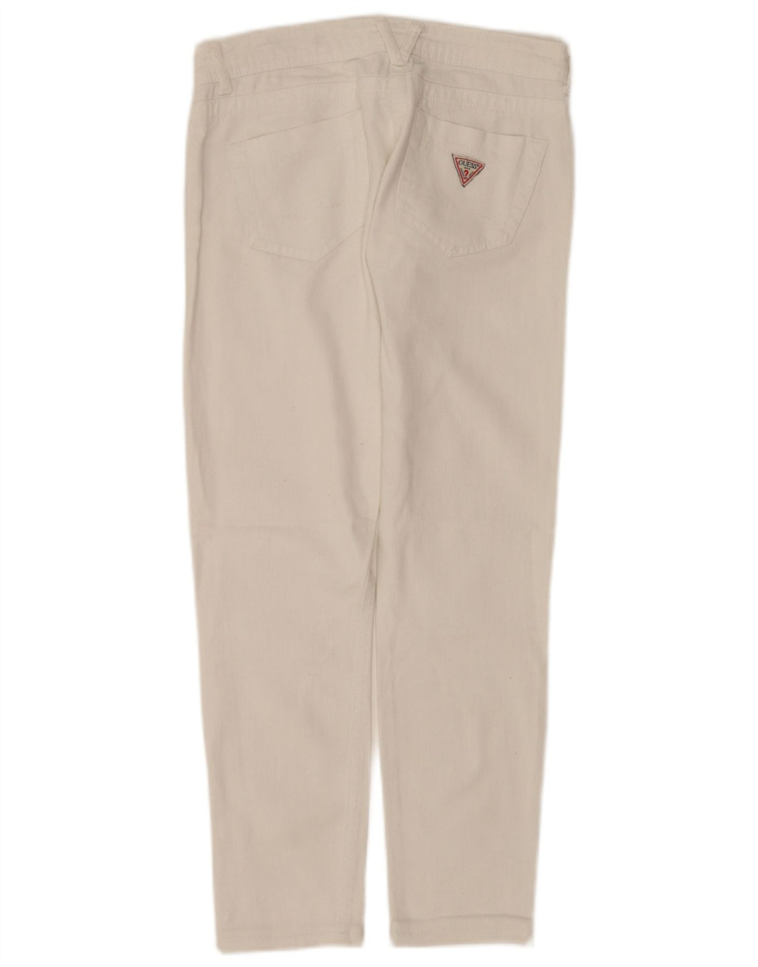 Jeans slim da donna Guess W28 L27 cotone bianco