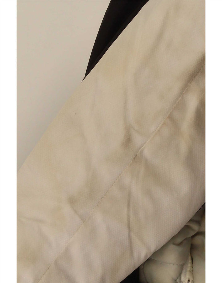 Giacca imbottita con cappuccio da uomo Lotto UK 40 grande poliestere color block nero