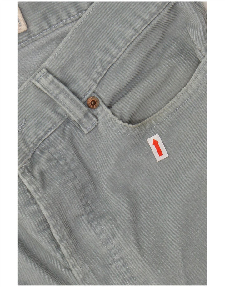 DIESEL Pantaloni dritti da uomo in velluto a coste W30 L31 in cotone blu