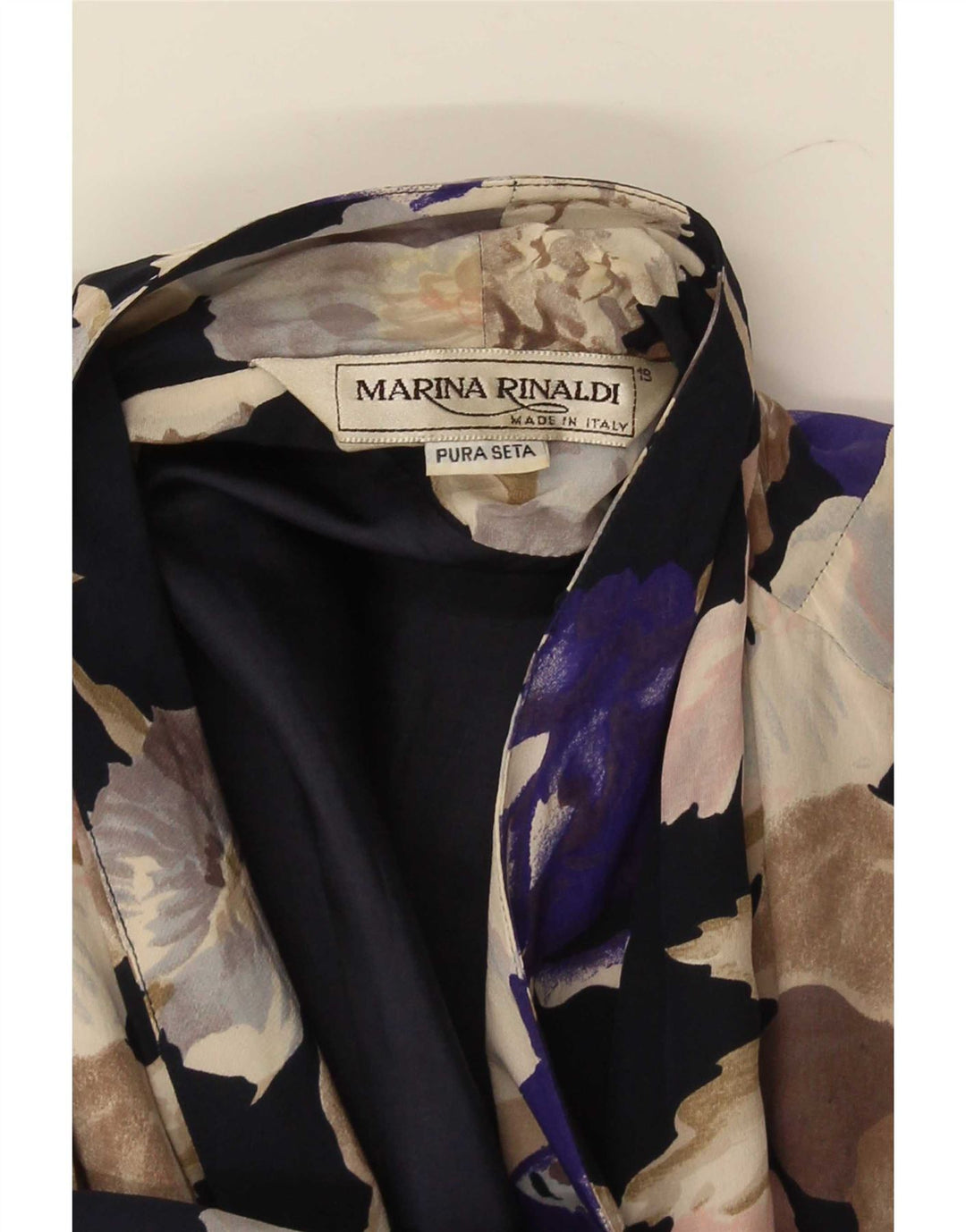 Giacca blazer da donna con maniche a 3/4 Marina Rinaldi taglia 19 piccola multicolore