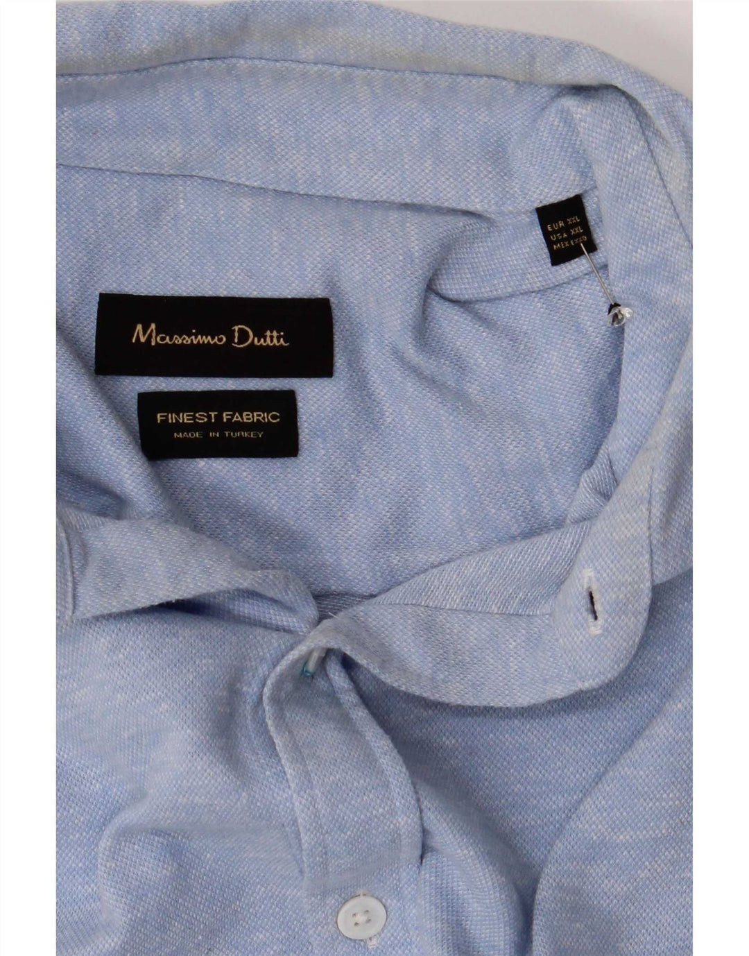 Camicia da uomo Massimo Dutti 2XL in cotone blu