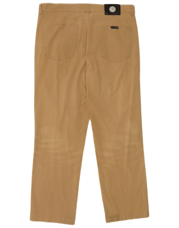 Pantaloni Casual Dritti Uomo Trussardi W36 L28 Cotone Beige