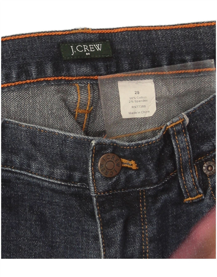 Jeans slim Matchstick da donna J. Crew W29 L32 cotone blu navy