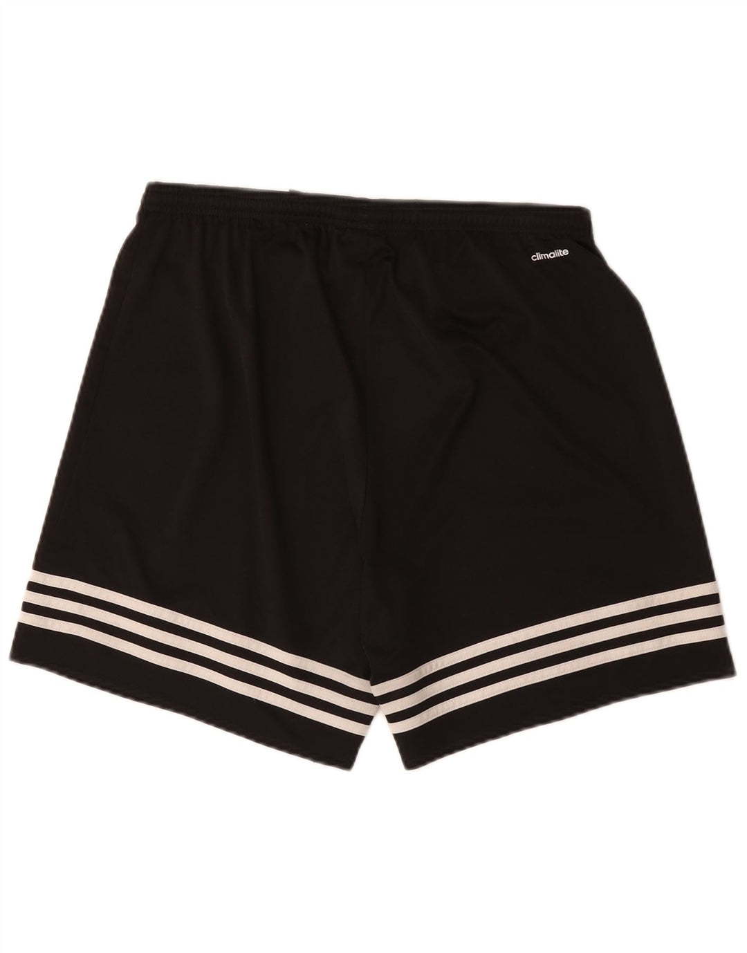 Pantaloncini sportivi Adidas Climalite da uomo grandi in poliestere nero