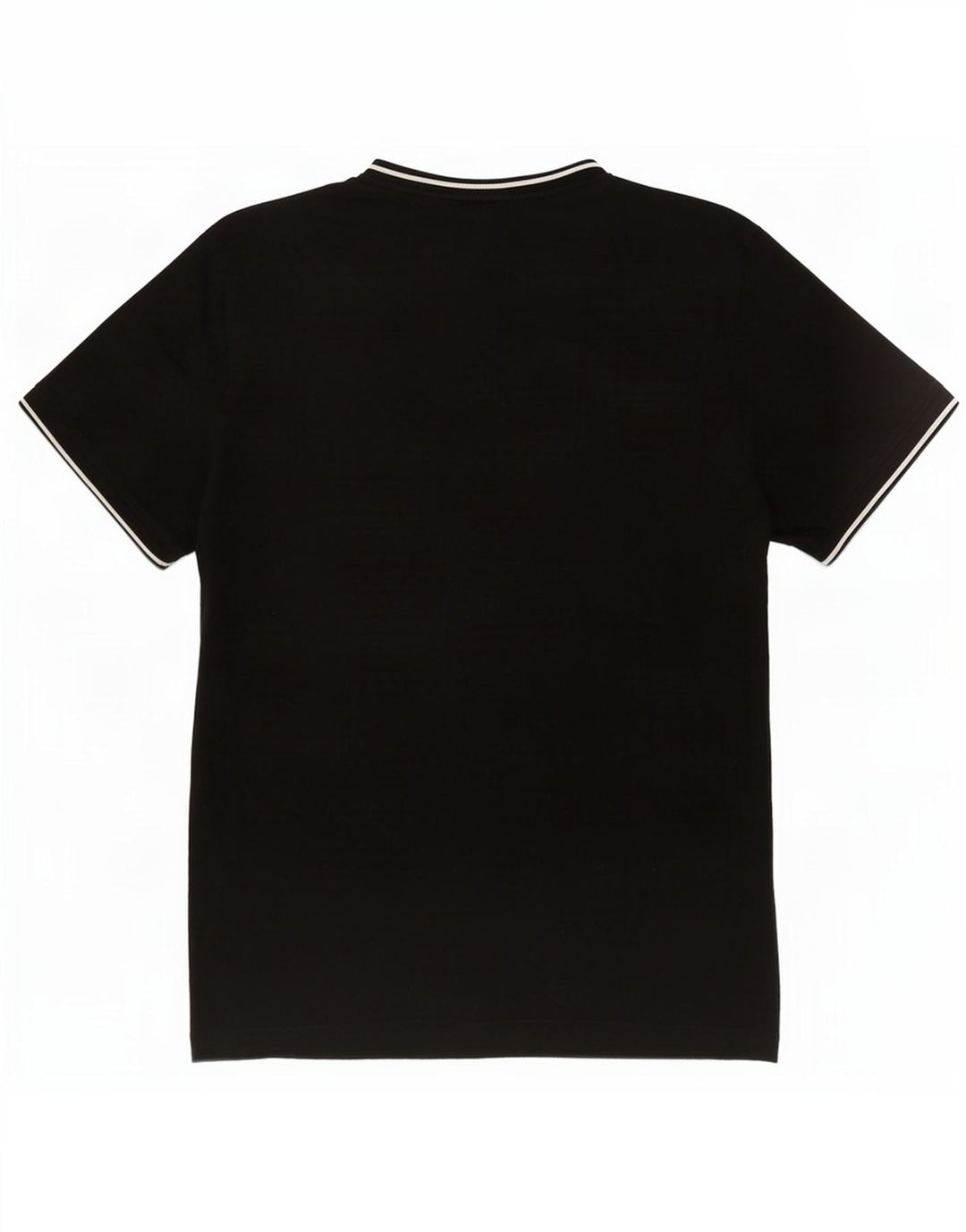 T-shirt da uomo Fred Perry Top in cotone nero medio