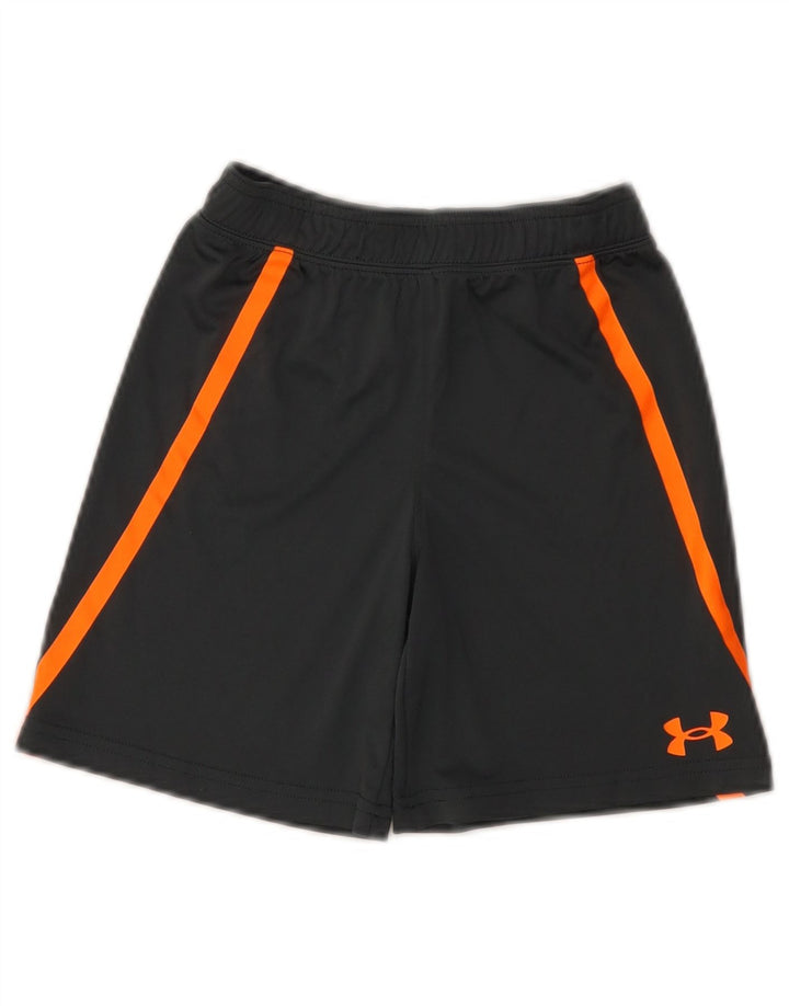 Pantaloncini sportivi Under Armour da bambino 5-6 anni in poliestere grigio