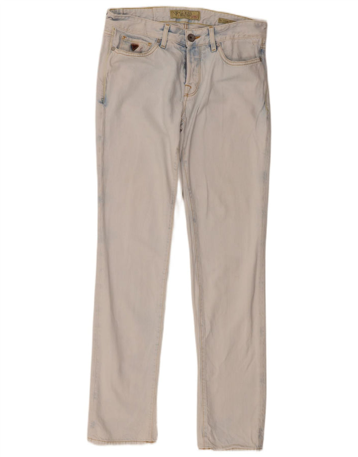 Jeans dritti da uomo Guess W32 L34 Blu