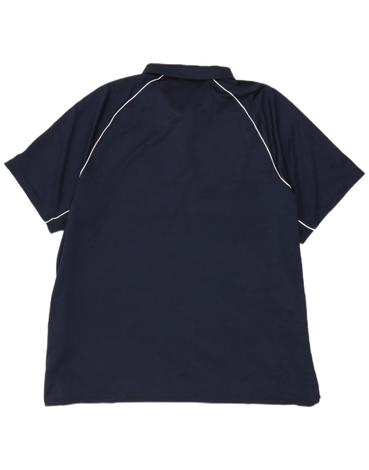 Polo da uomo RUSSELL ATHLETIC UK 50/52 2XL Poliestere blu navy