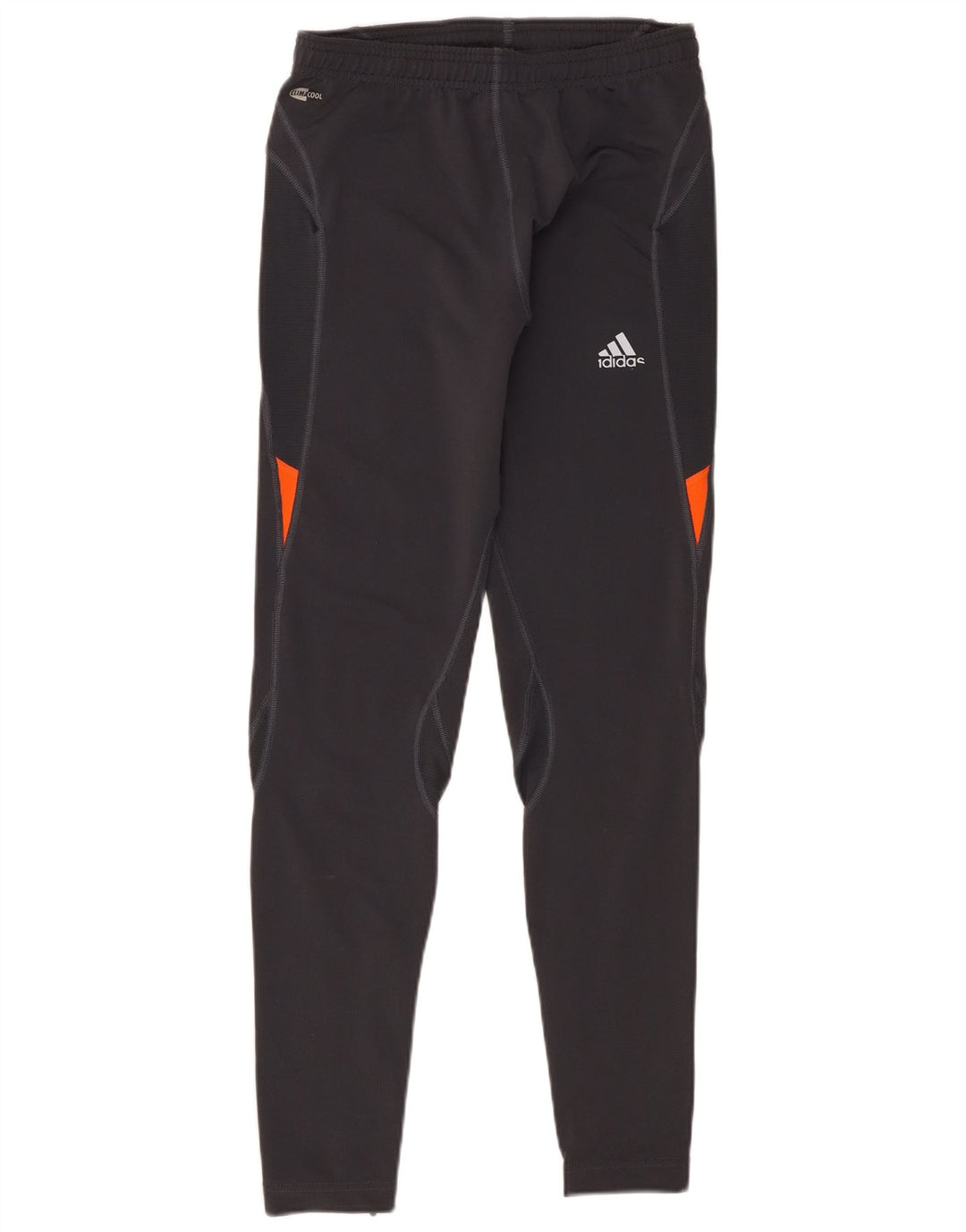 Leggings Adidas Climacool da donna UK 14 Large Grigio Colourblock Poliestere