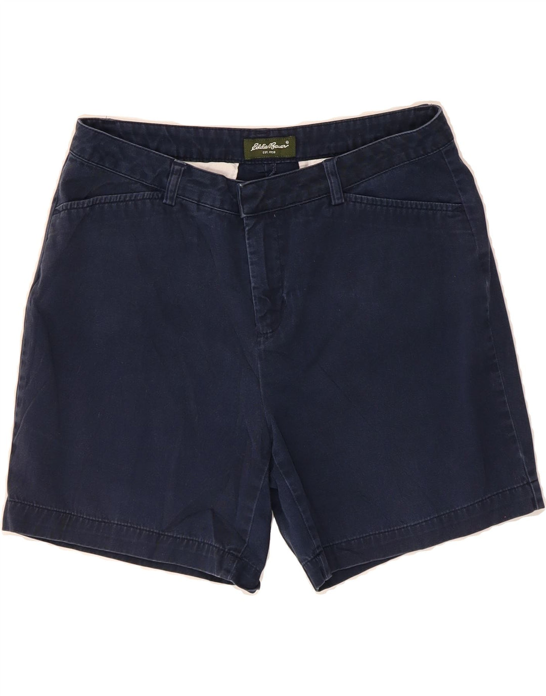 EDDIE BAUER Womens Casual Shorts US 6 Medium W29  Navy Blue Cotton Vintage Eddie Bauer and Second-Hand Eddie Bauer from Messina Hembry 