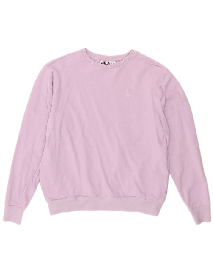 Felpa da donna Fila Jumper UK 14 cotone viola medio