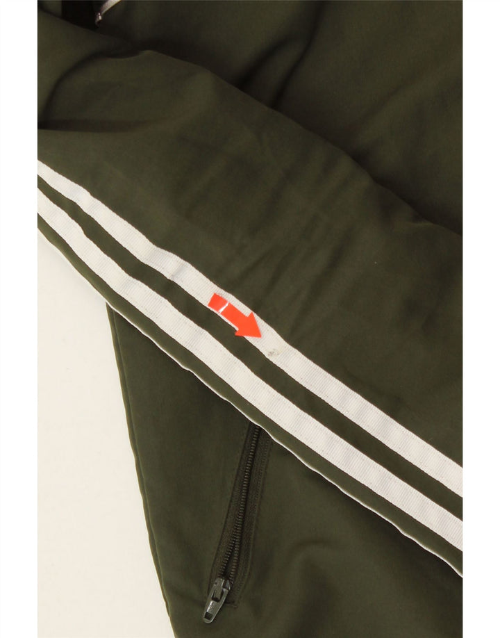 ADIDAS Womens Tracksuit Top Jacket UK 6 XS Khaki Polyester Vintage Adidas and Second-Hand Adidas from Messina Hembry 