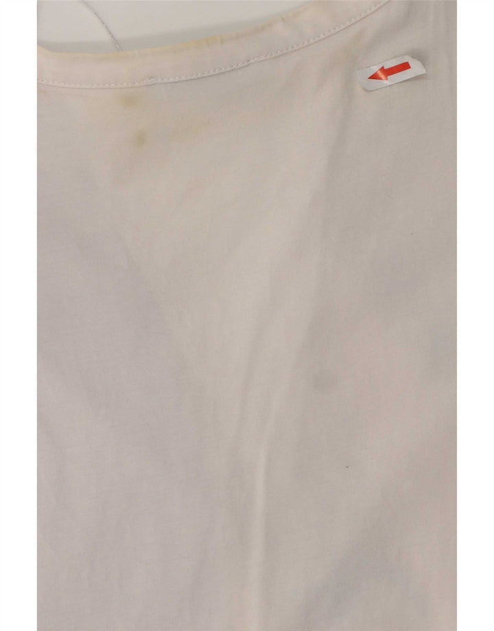 Abito a trapezio oversize da donna Zara UK 10 piccolo bianco color block
