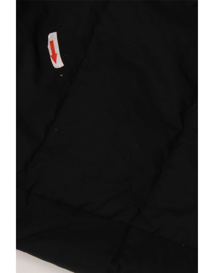 Giacca imbottita con cappuccio Nike da uomo UK 40 grande poliestere nero
