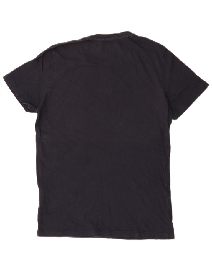 T-shirt grafica da uomo Jack & Jones Top in cotone blu navy medio