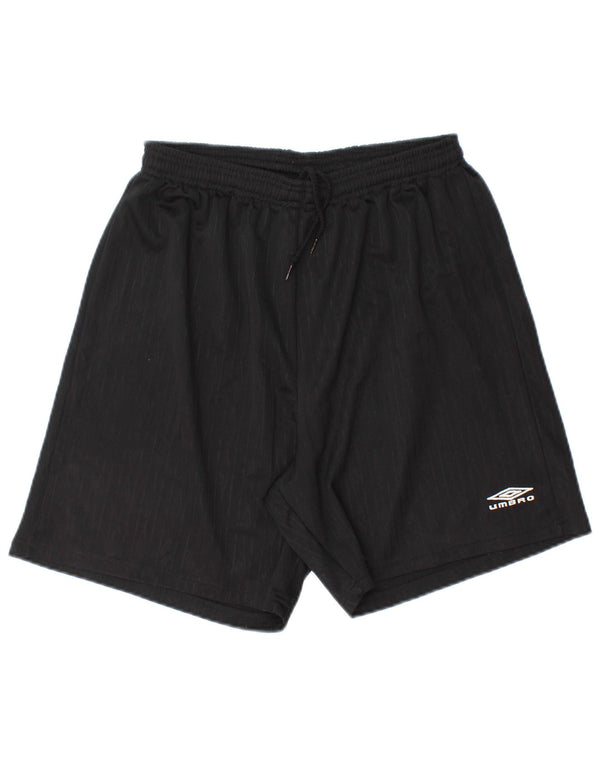 Pantaloncini sportivi da uomo Umbro UK 32/34 Poliestere nero medio