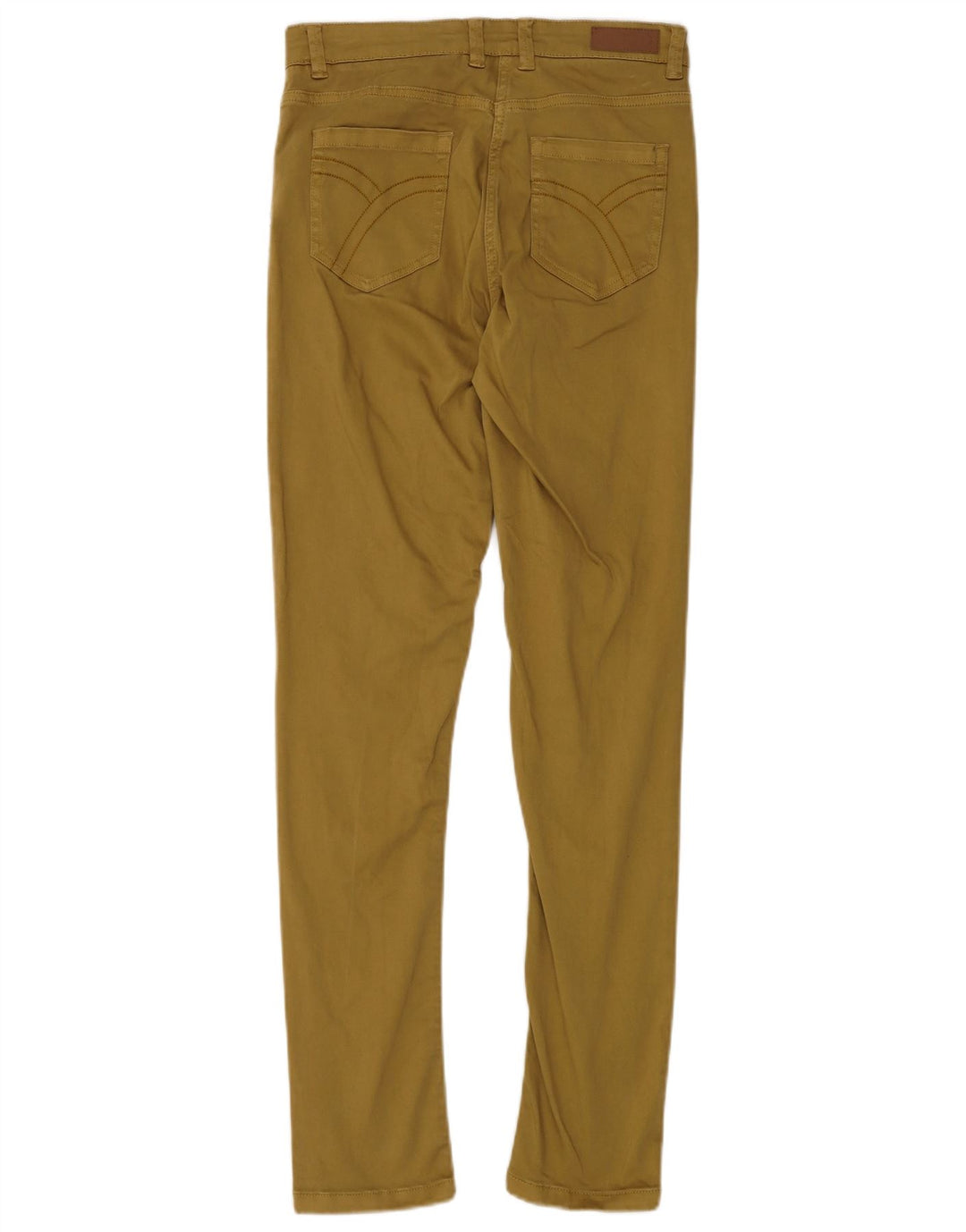Pantaloni casual slim da donna DACK'S IT 44 medio W30 L30 cotone kaki