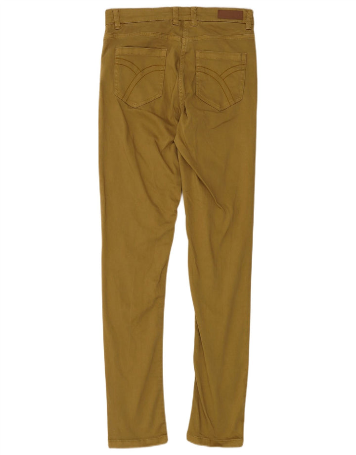 Pantaloni casual slim da donna DACK'S IT 44 medio W30 L30 cotone kaki