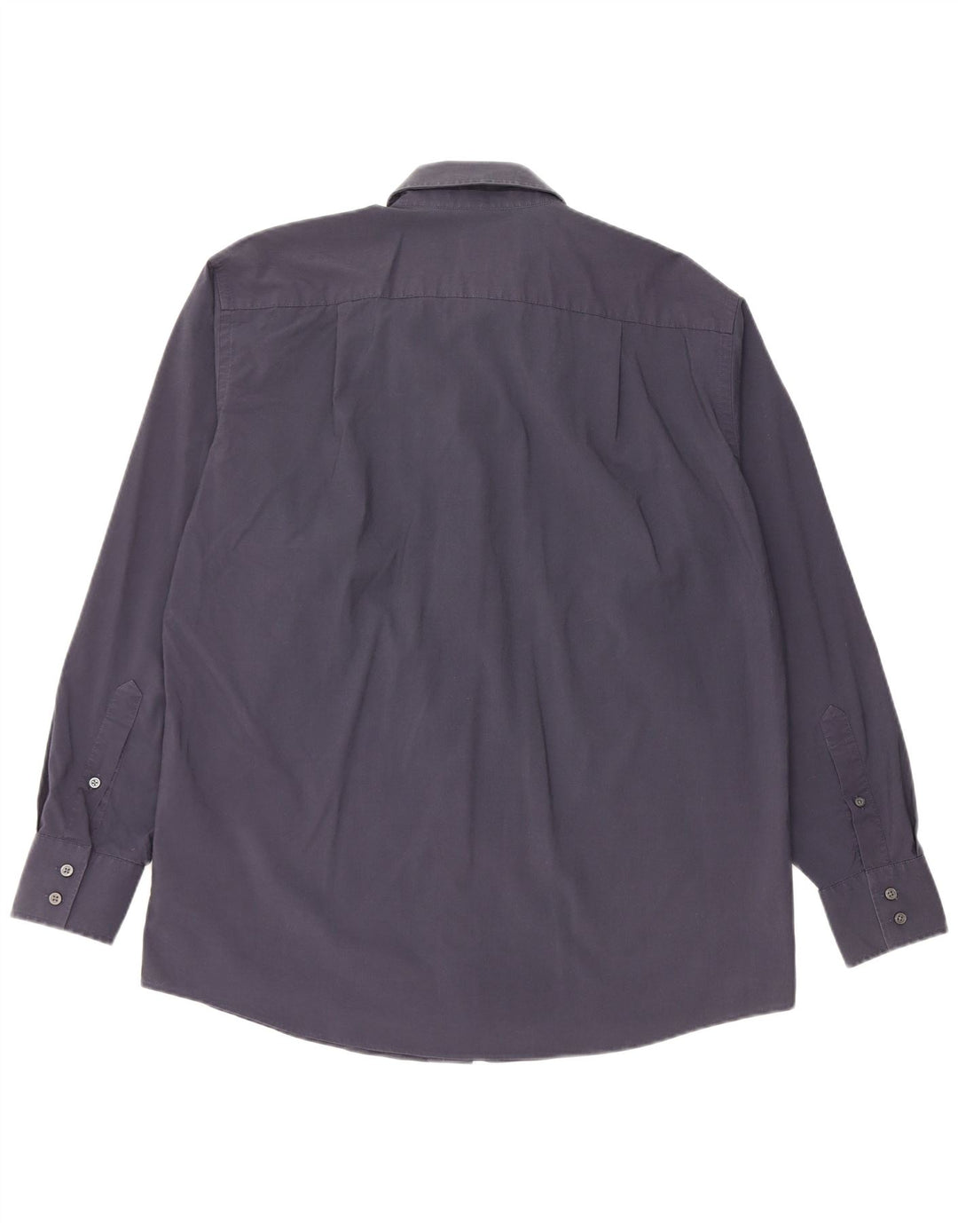 CALVIN KLEIN Camicia da uomo Taglia 42 16 1/2 Large Cotone blu navy