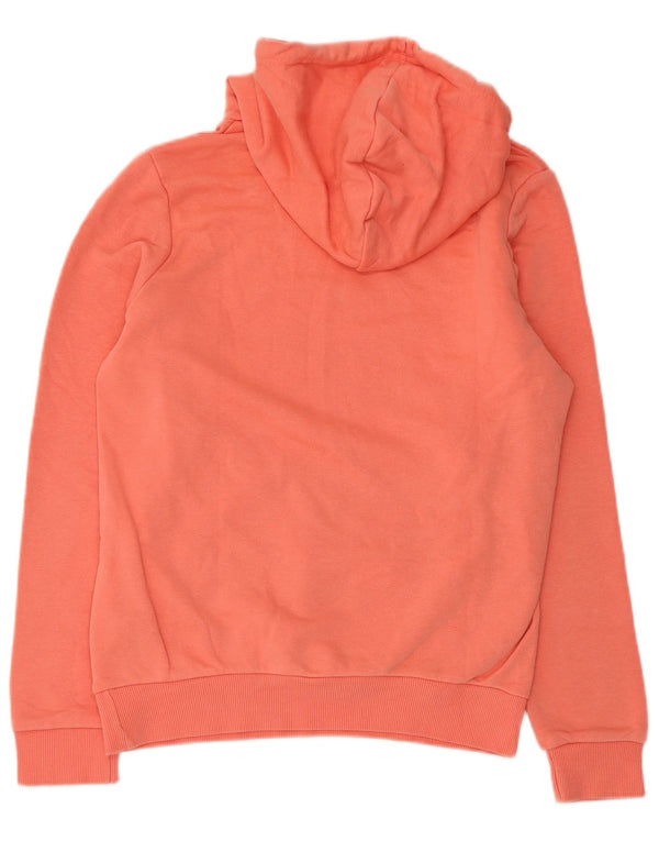 Felpa con cappuccio grafica da donna Puma UK 10 Small in cotone color block rosa
