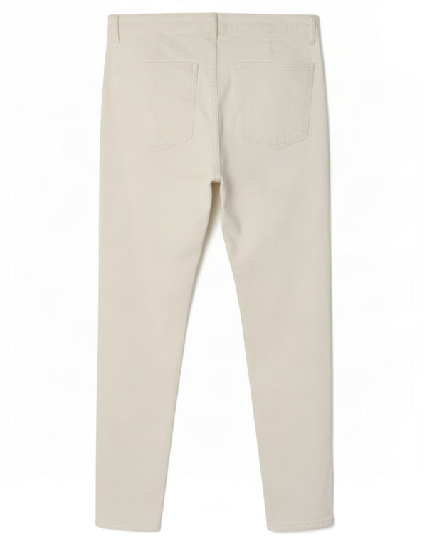 Pantaloni casual skinny da donna Zara EU 44 XL W34 L27 Bianco
