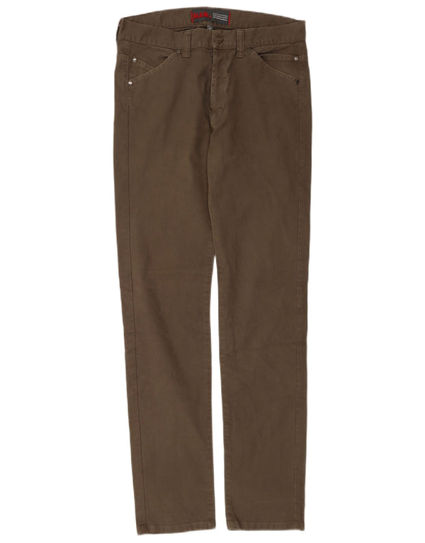 Pantaloni casual slim da uomo Slam IT 44 XS W30 L33 Cotone marrone