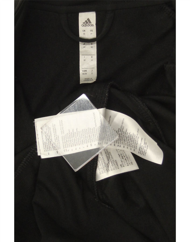 Giacca da tuta da uomo ADIDAS media nera in poliestere