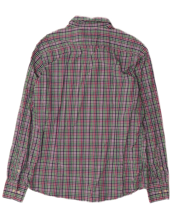 Camicia Barbour da uomo su misura in cotone a quadri multicolori di grandi dimensioni