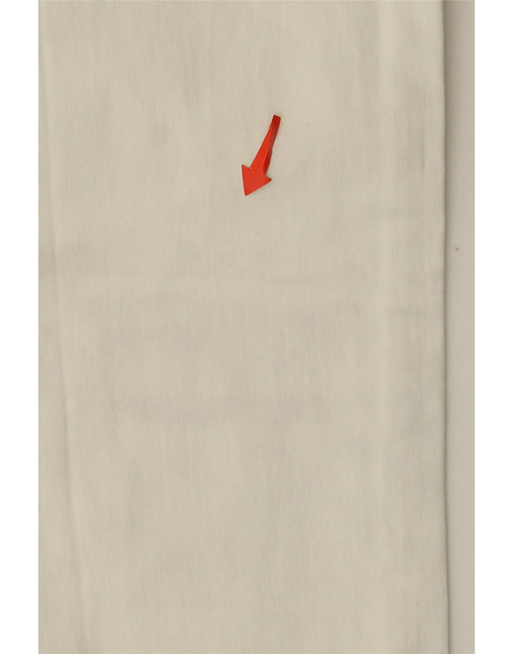 Jeans slim da donna Versace IT 44 medio W32 L31 cotone bianco