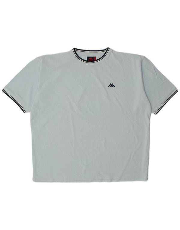 T-shirt da uomo KAPPA Top XL in cotone blu
