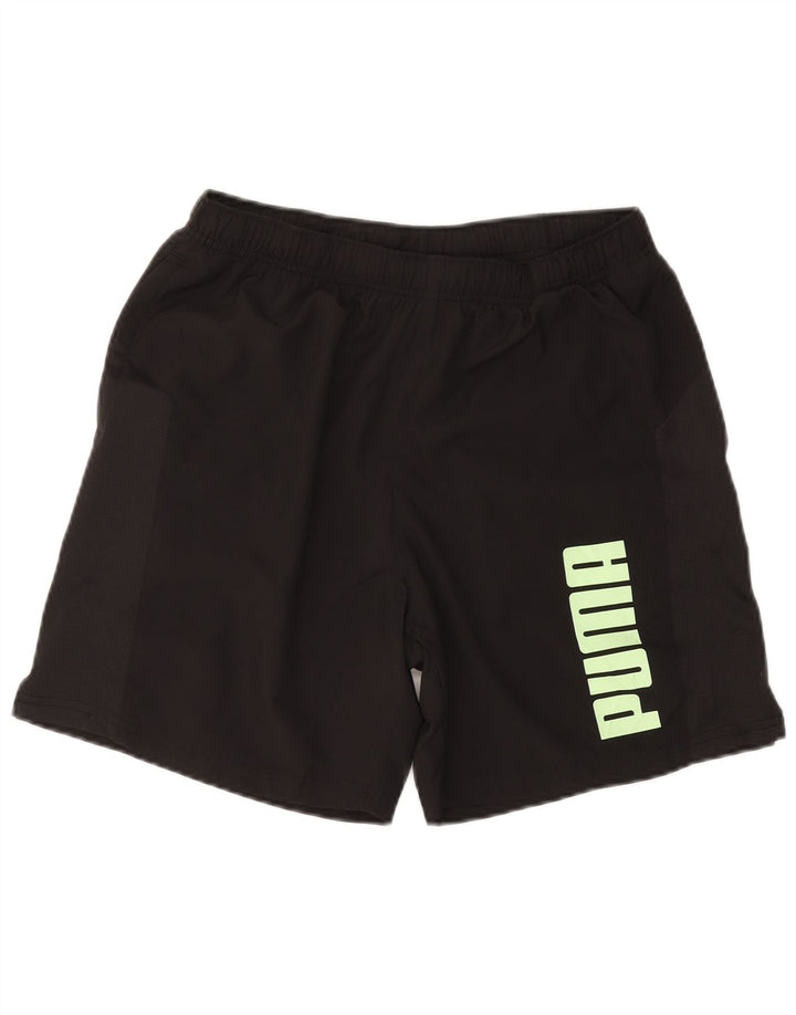 Pantaloncini sportivi grafici da uomo Puma Medium Nero Poliestere