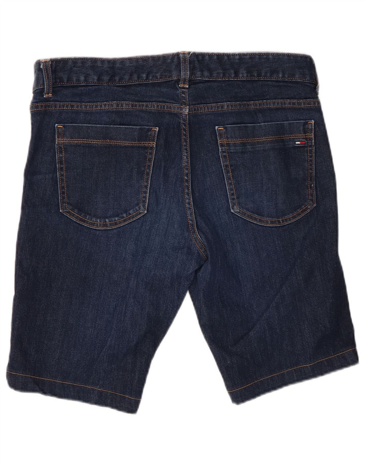Pantaloncini di jeans da donna Tommy Hilfiger US 12 Large W34 Blu Navy