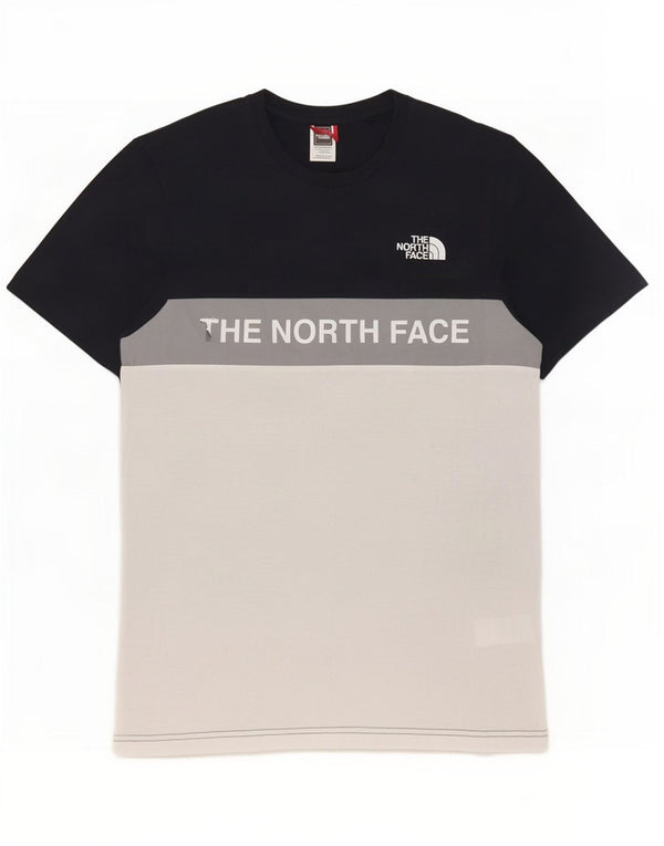 T-shirt grafica da uomo The North Face Top XS in cotone color block nero