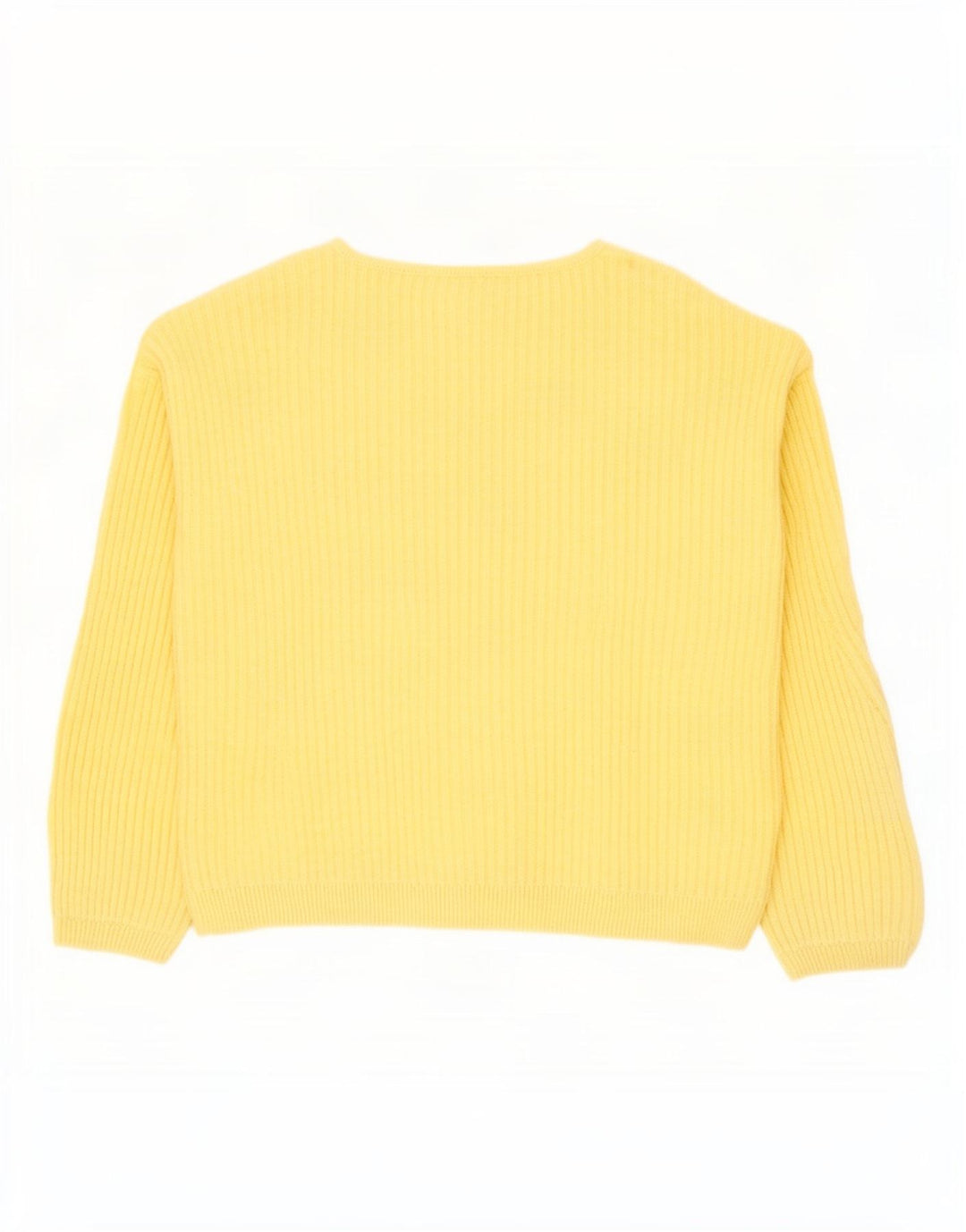 Maglione maglione con scollo a barca da donna Marks & Spencer UK 14 giallo medio