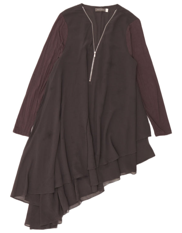Abito asimmetrico da donna MINT VELVET UK 16 Large Grey Colourblock