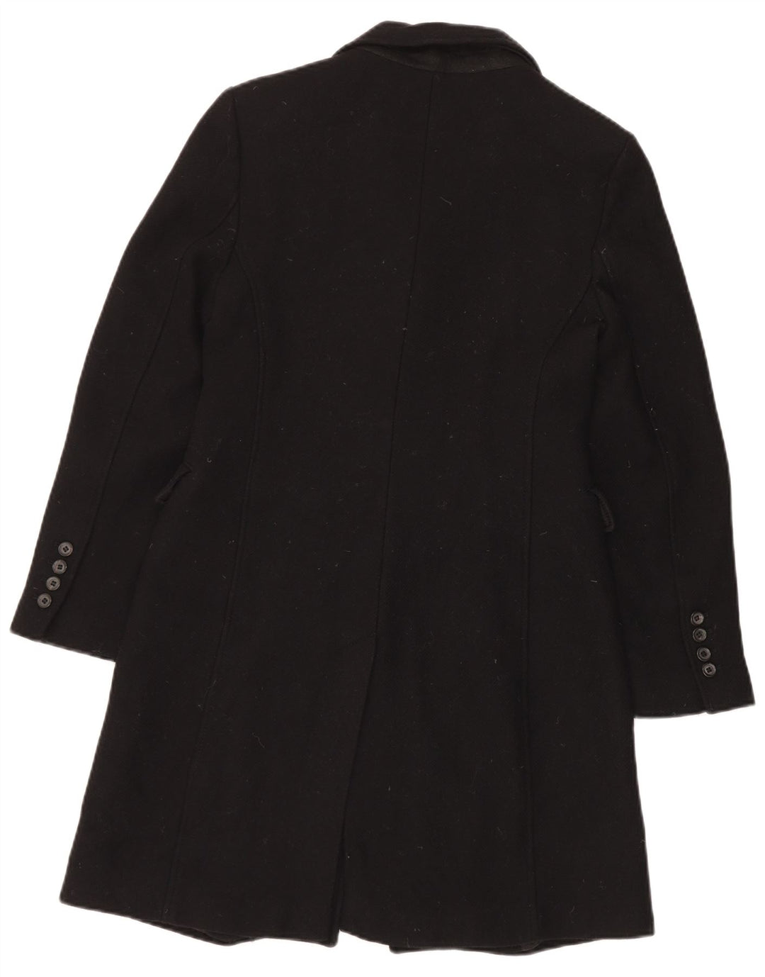 Soprabito Zara da donna UK 10 piccolo in lana nera