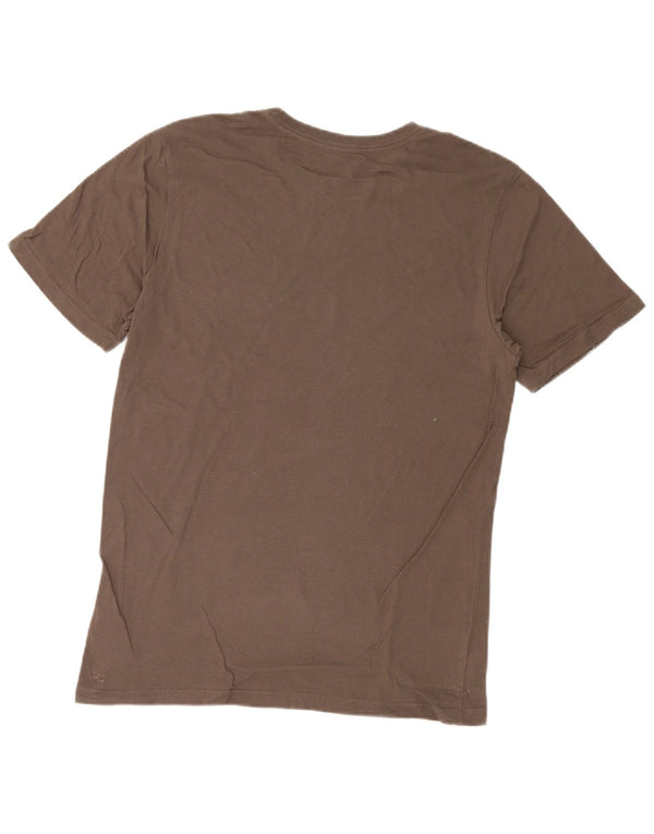 T-shirt grafica da uomo Hurley Top in cotone marrone medio