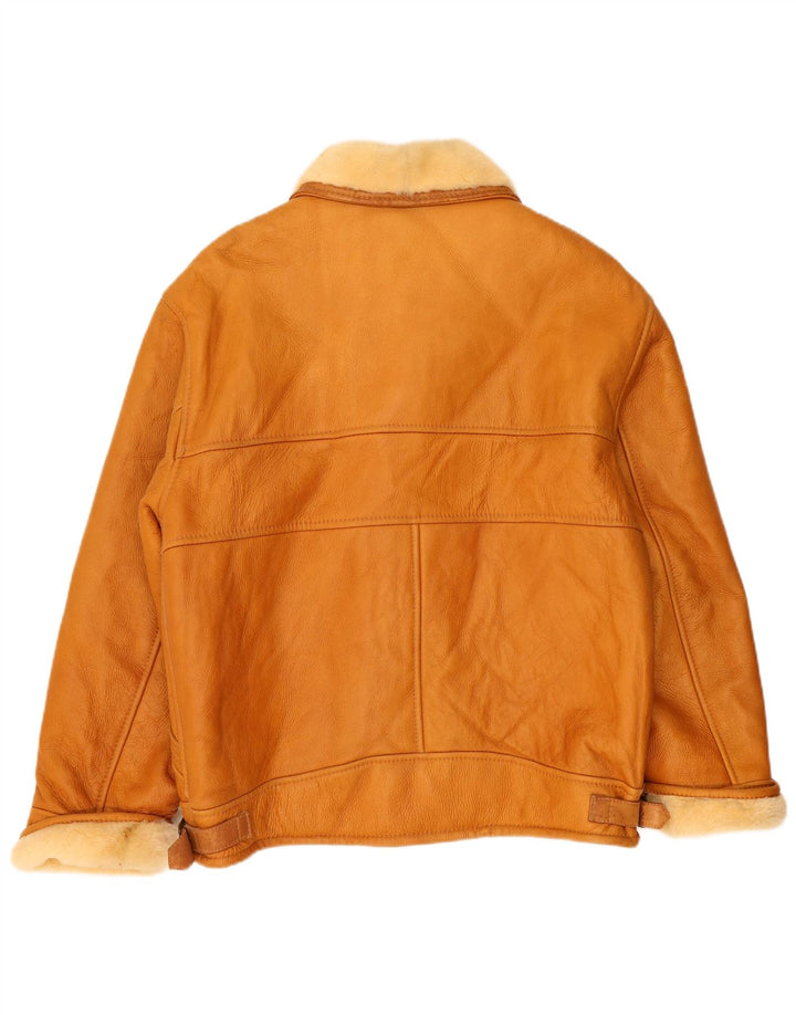 Giubbotto da uomo in montone VINTAGE IT 52 XL Shearling beige