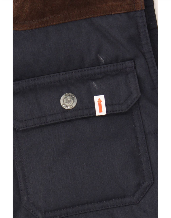 Crew Clothing Gilet imbottito da uomo UK 38 Medio Poliestere blu navy