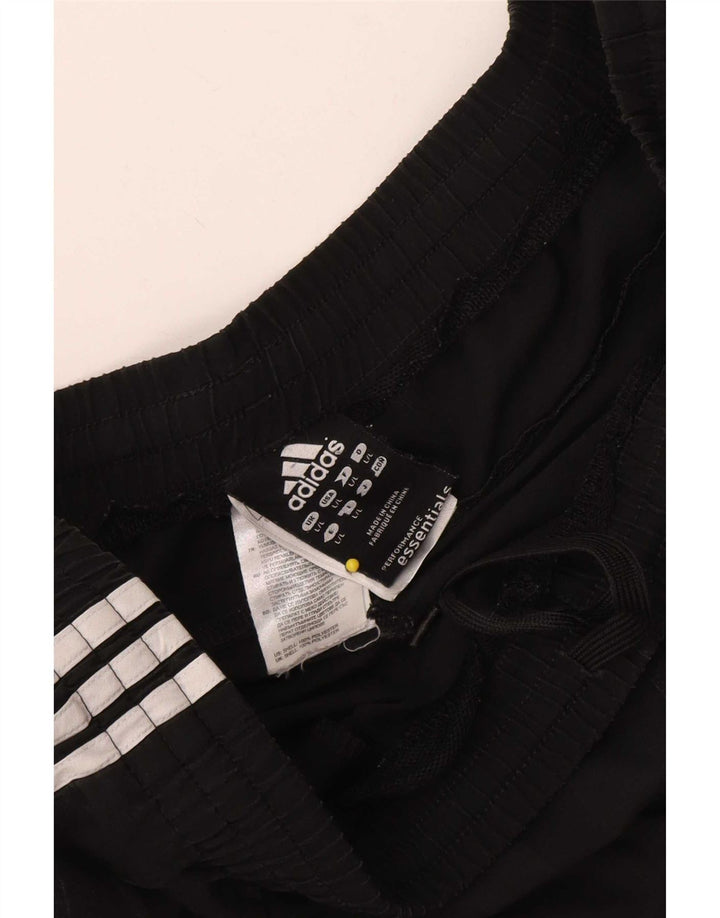 Pantaloni da tuta Adidas Climalite da uomo, pantaloni da jogging, grandi, in poliestere nero