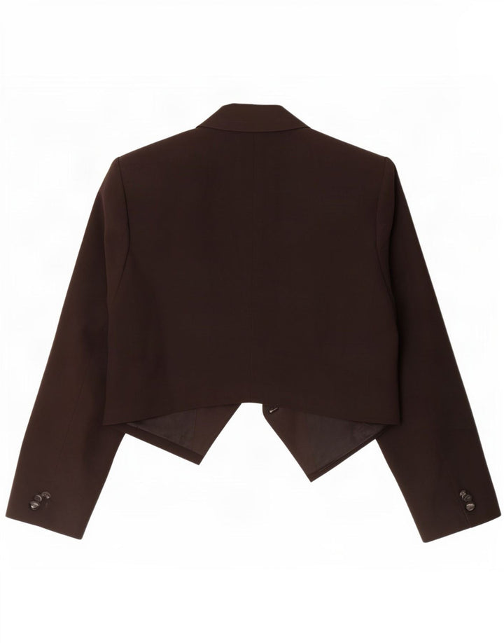Giacca Bolero vintage da donna IT 36 XS nera