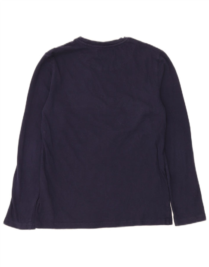 Top a maniche lunghe da bambino LYLE & SCOTT 12-13 anni in cotone blu navy