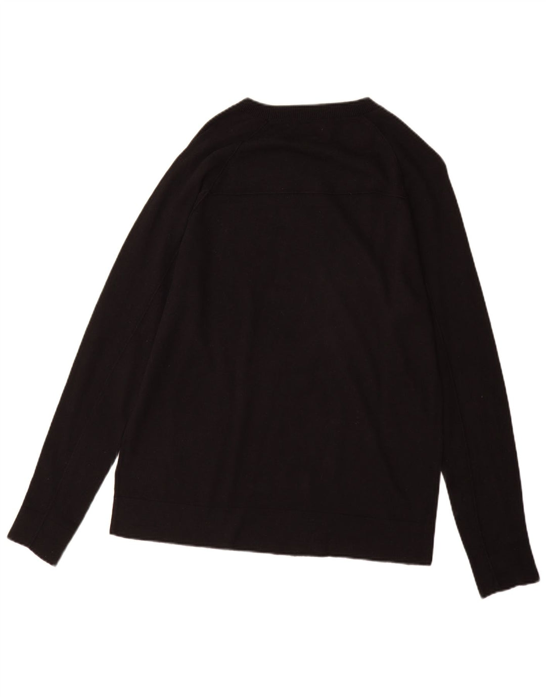 Maglione da uomo Farhi con scollo a barchetta, grande, in cotone nero