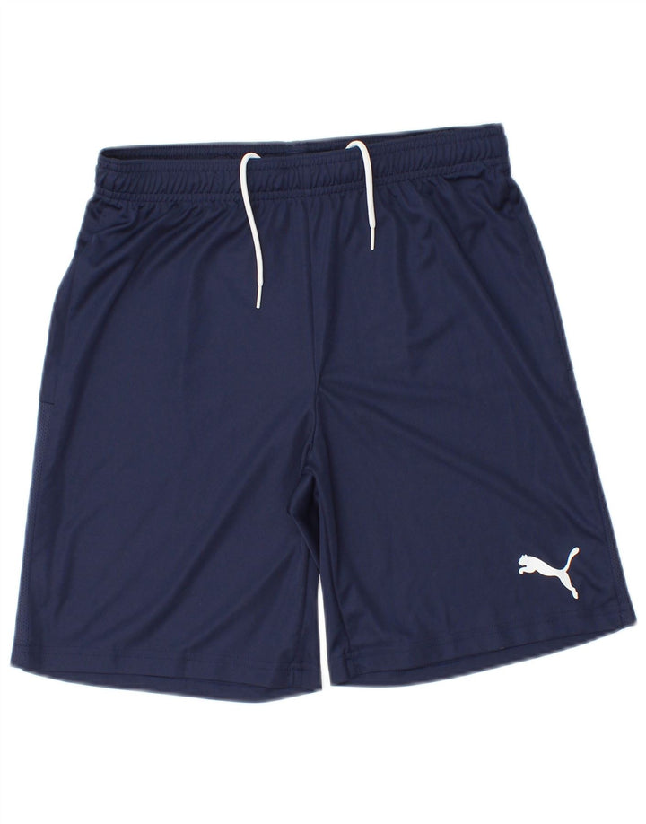 Pantaloncini sportivi PUMA da uomo piccoli blu navy