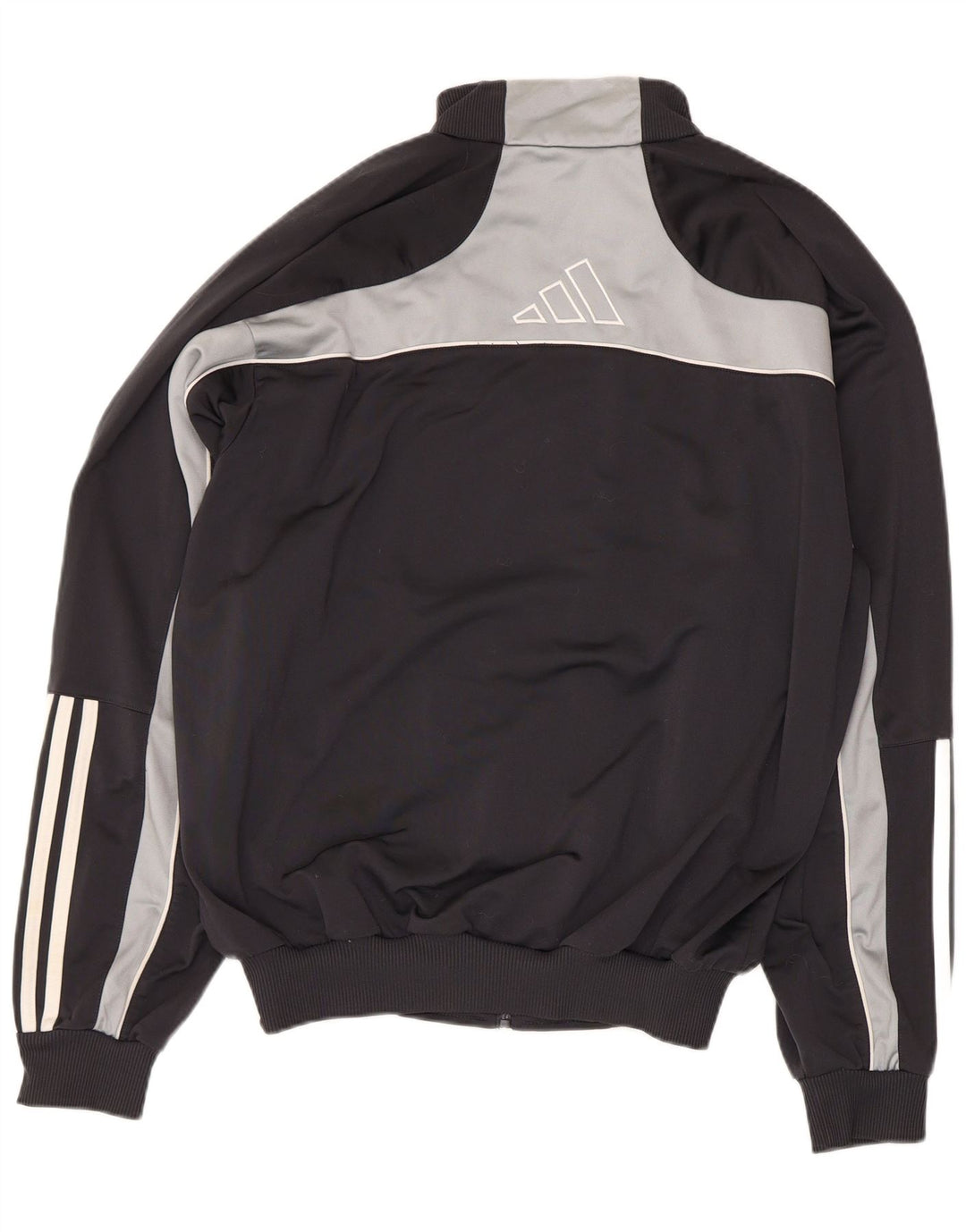 Giacca da tuta grafica da uomo Adidas UK 40/42 Medium Black Colourblock