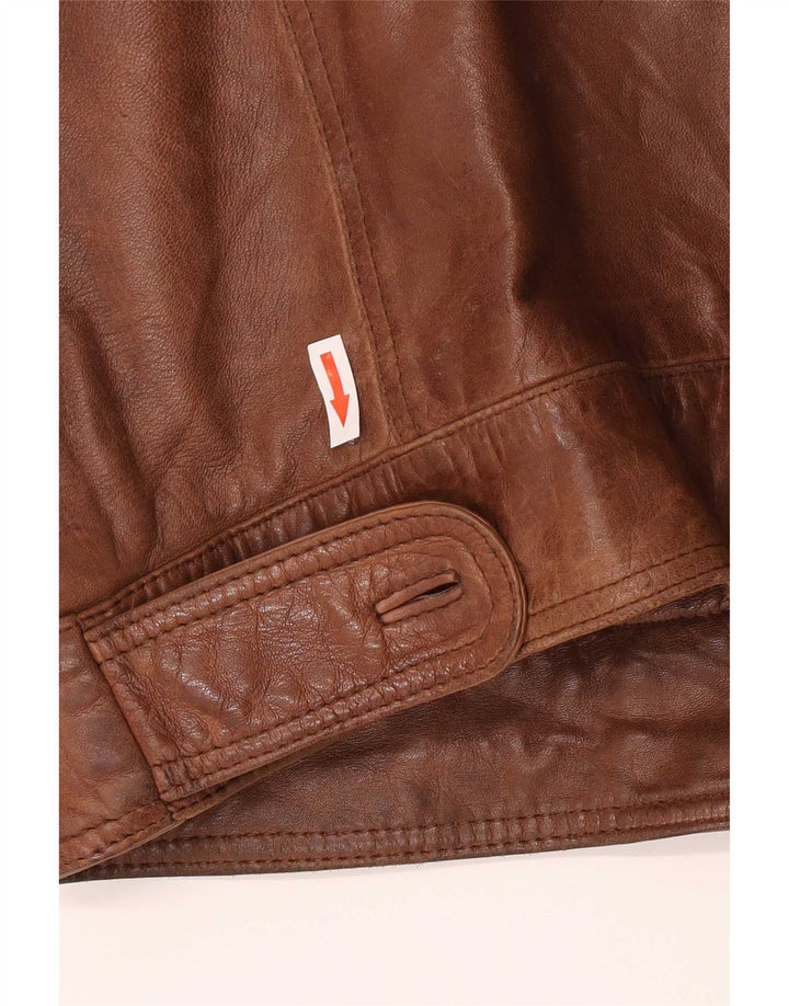 Giacca Pelle Uomo Conbipel IT 54 XL Marrone