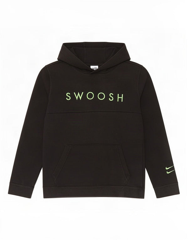 Felpa con cappuccio grafica Nike per ragazze 13-14 anni XL cotone nero